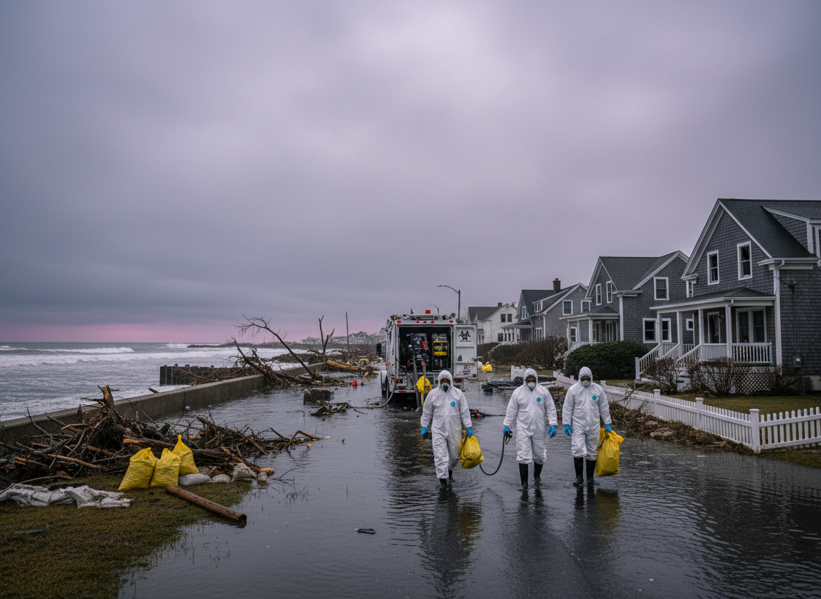 Biohazard Cleanup After Nor'easters in Dennis Port